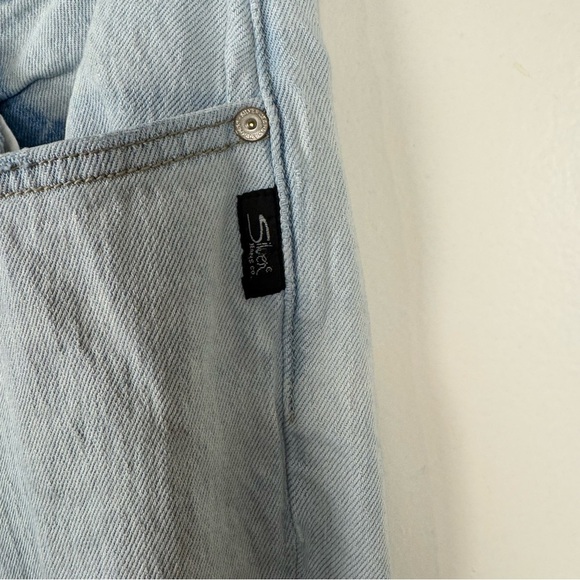 Silver Jeans Women’s Size W30 L27 90’s Boyfriend Distressed Light Wash - Picture 3 of 6